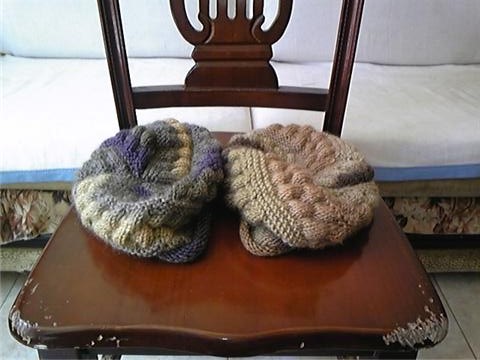 手編み帽子